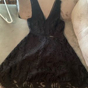 Size XS Black Swan brand little black dress